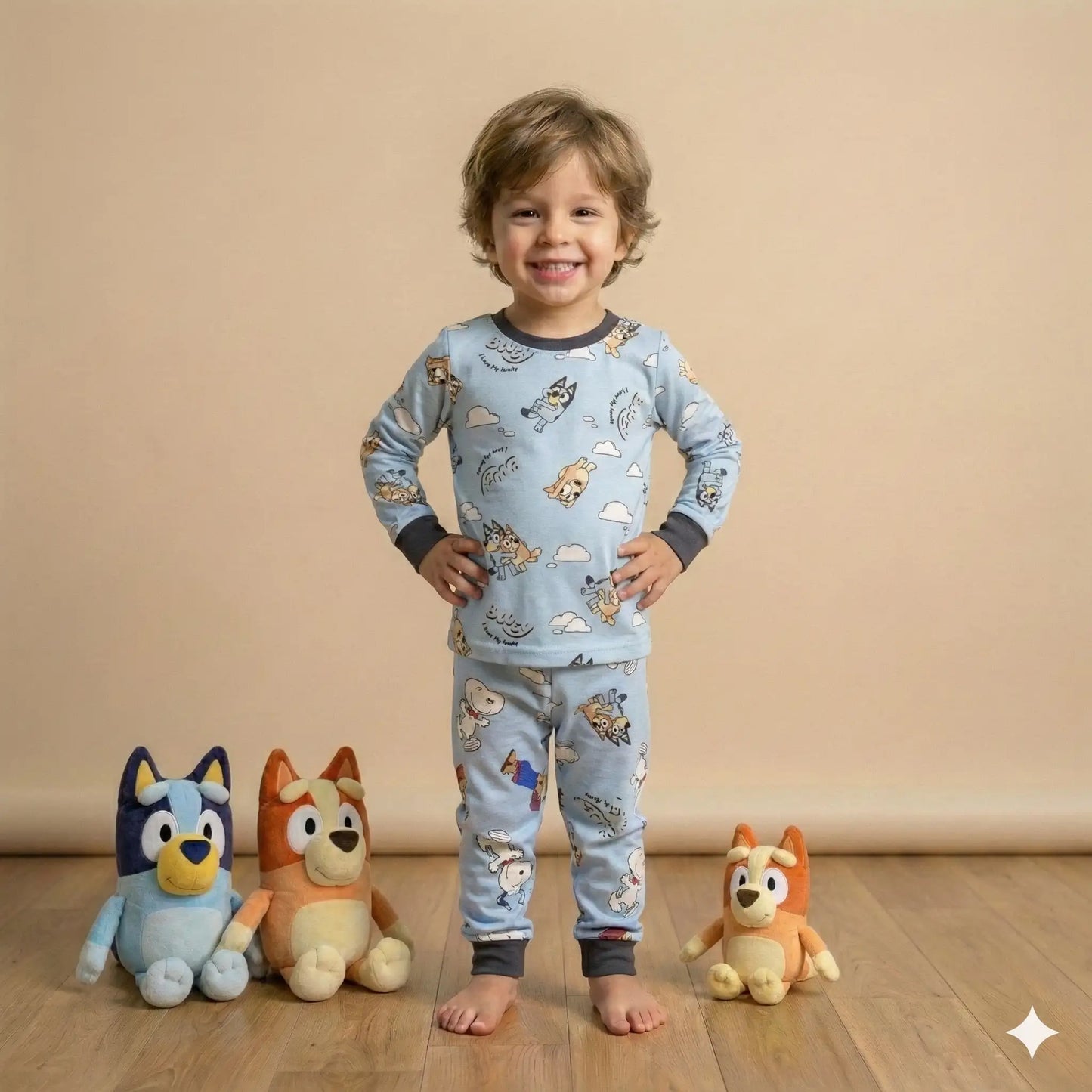 Bluey Boy Pajama Set-Blue