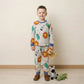 Jungle Roar Boy Pajama Set-Grey