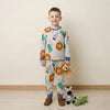 Jungle Roar Boy Pajama Set-Grey