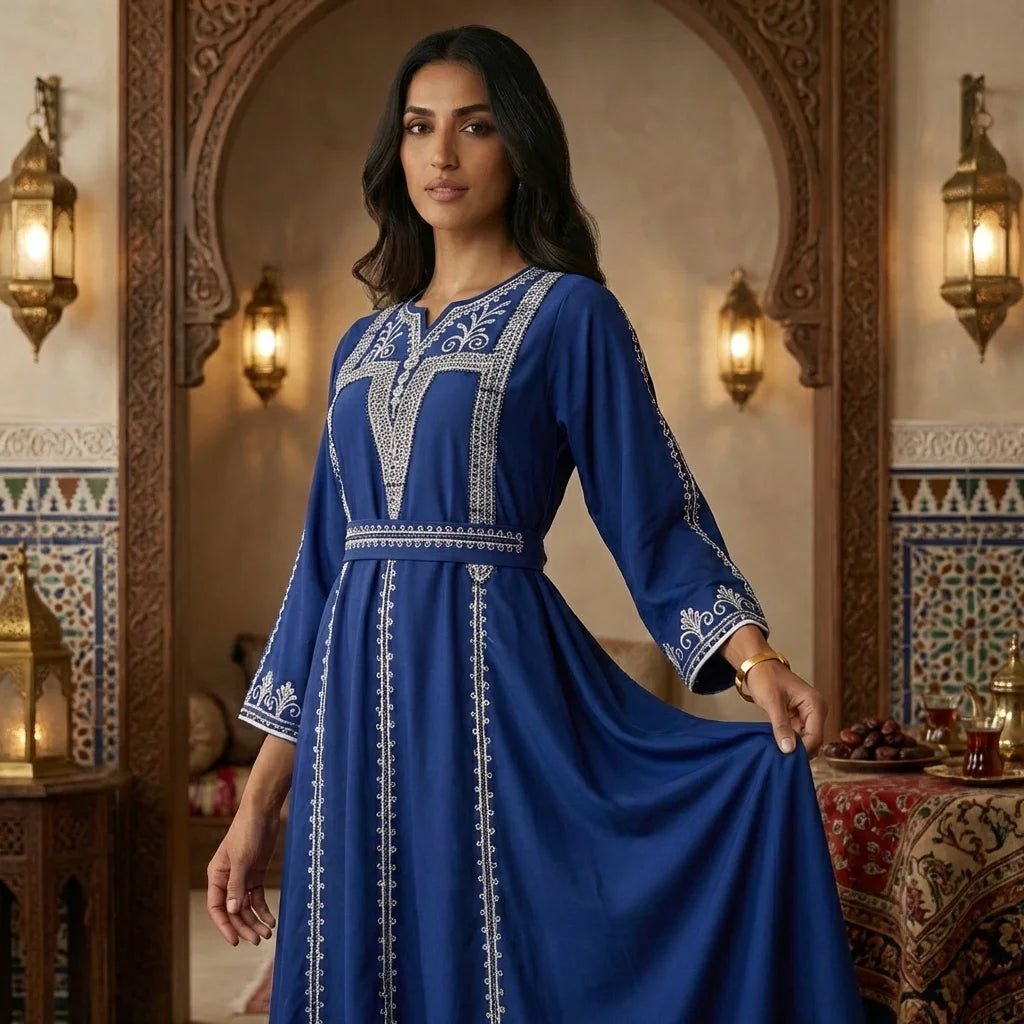 The Royal Safiya Women Daraa- Midnight Blue
