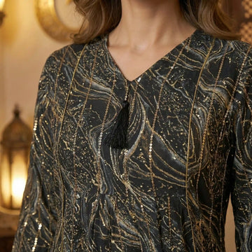 The Oasis Petal Women Daraa- Dark Blue