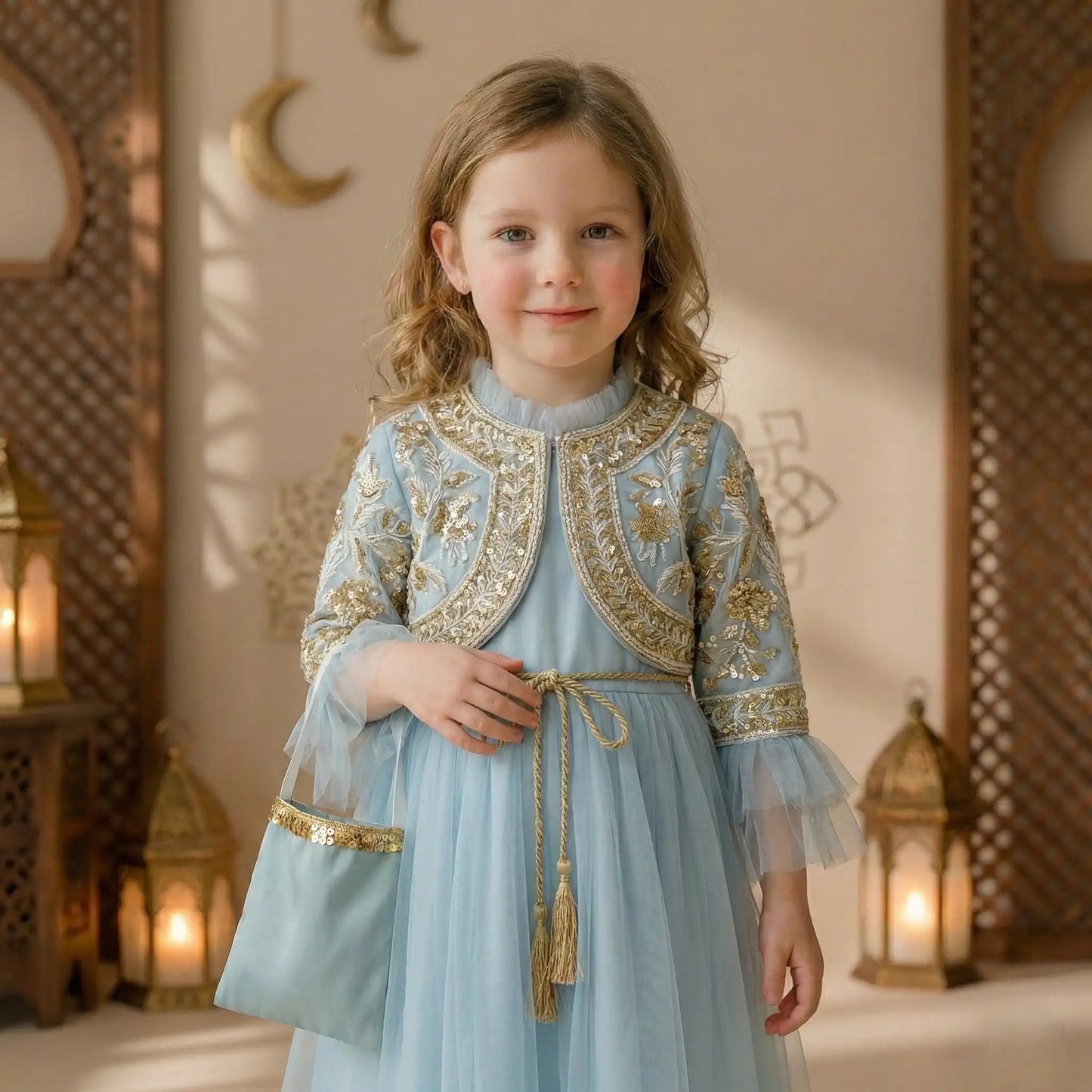 Tassel Twirl Ghirgiyan Girl-Sea Green