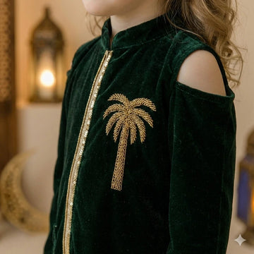 The Malachite Gold Ghirgiyan Girl- Emerald