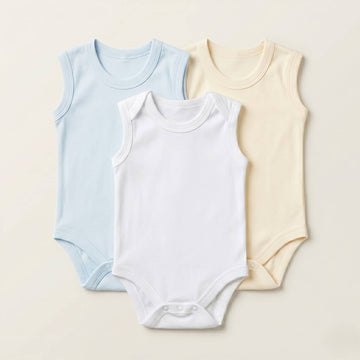 Pastel Color 3pcs Baby Boy Onesie- Pastel