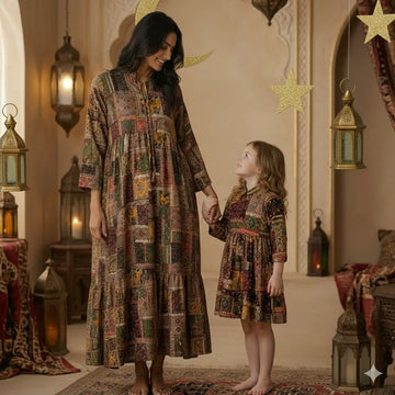 Olive & Moss Green Women Daraa- Girl Women