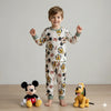 Mickey N Pluto Boy Pajama Set-Off White