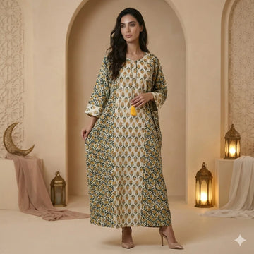 Golden Leaf Women Daraa- Forest Green