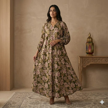 Olive Grove Botanical Women Daraa- Olive Green