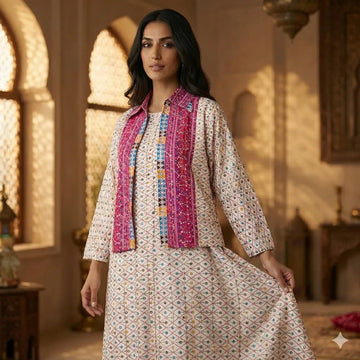 Twilight Fuchsia Women Daraa- Pink