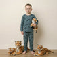Wild Tiger Boy Pajama Set-Dark Green