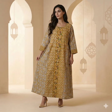 Ochre Mosaic Women Daraa- Ochre Yellow