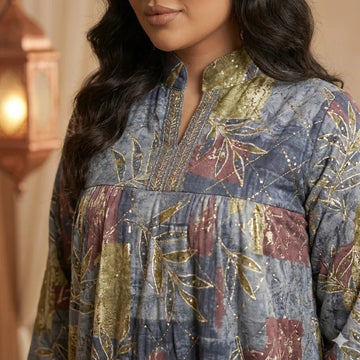 Desert Sage Women Daraa- Slate Blue