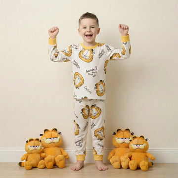 Garfield Boy Pajama Set- Yellow