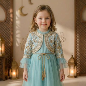 Tassel Twirl Ghirgiyan Girl-Sea Green