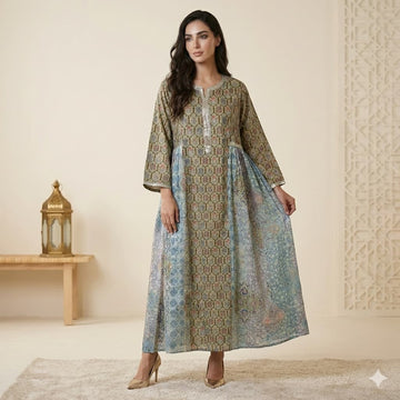 Olive Grove Women Daraa- Olive Green