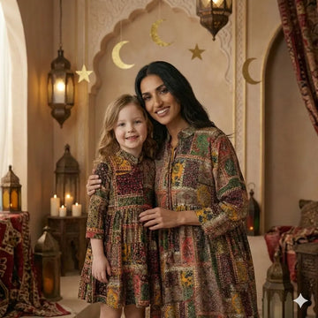 Olive & Moss Green Women Daraa- Girl Women