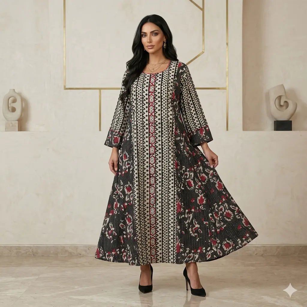 Modern Mosaic Women Daraa- Dark Grey