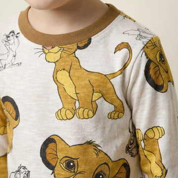 Simba Boy Pajama Set- Yellow