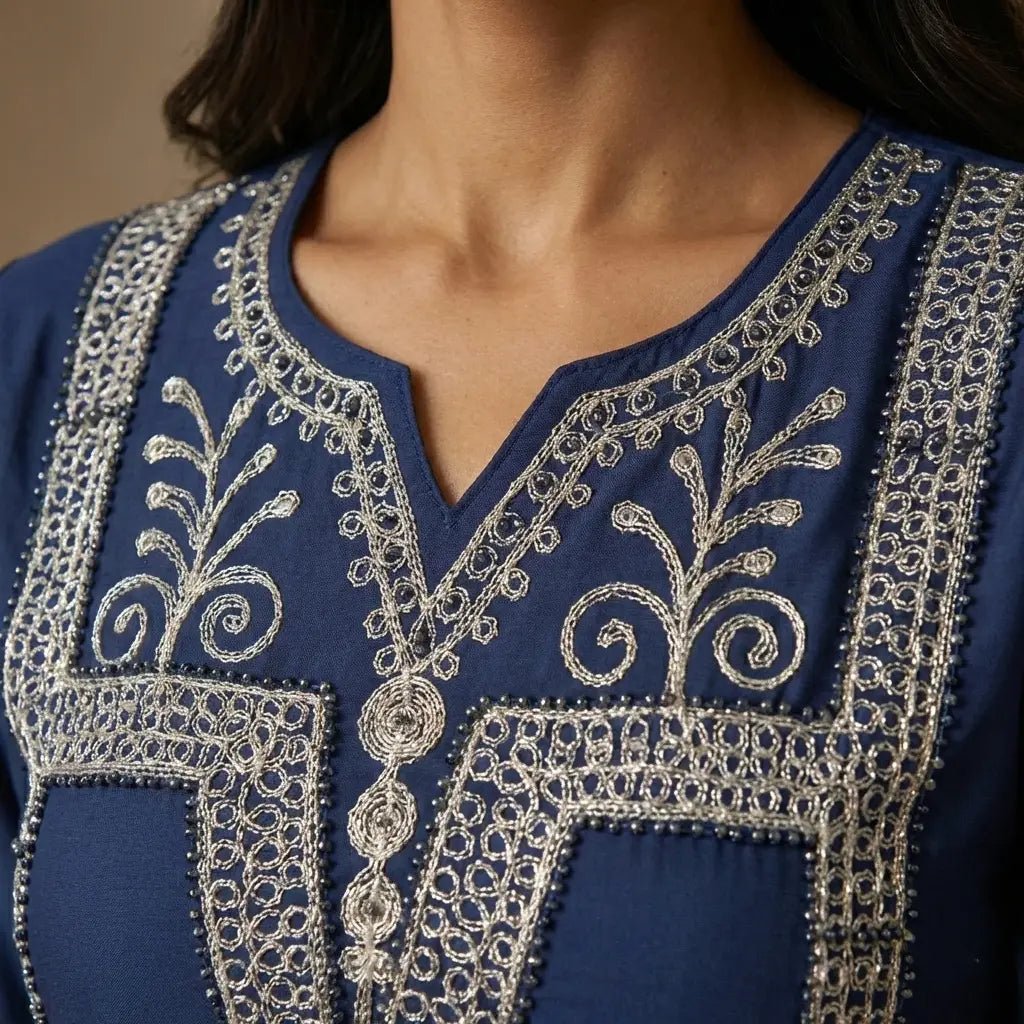 The Royal Safiya Women Daraa- Midnight Blue