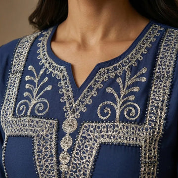 The Royal Safiya Women Daraa- Midnight Blue