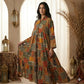 Sunset Orange & Amber Women Daraa- Girl Women