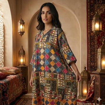 Souq Heritage Women Daraa- Teal