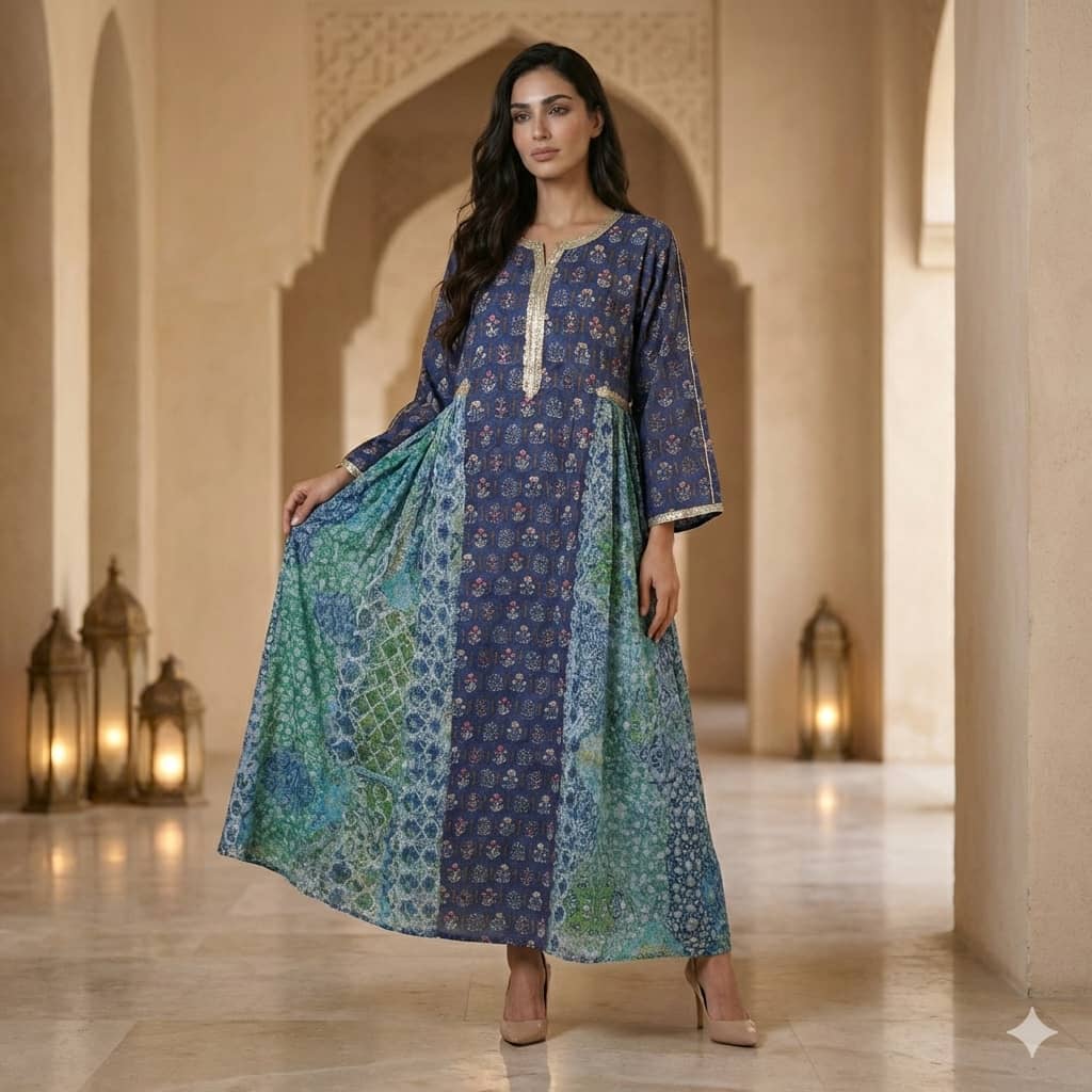 Royal Indigo Women Daraa- Navy Blue