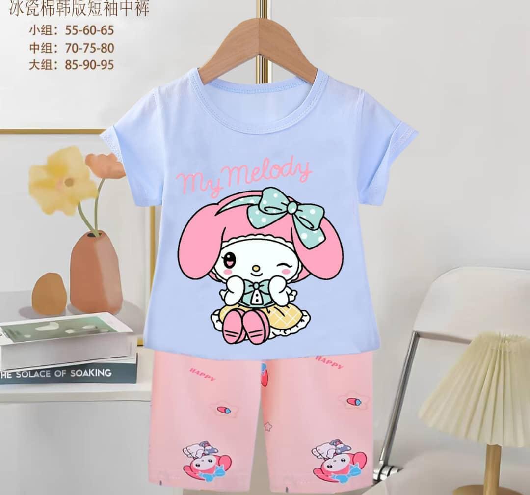 My Melody Girls Shorts Set - Blue