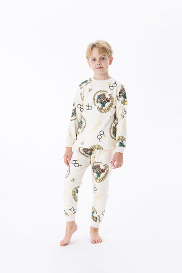 Harry Potter Boy Sweatshirt Set-Off White