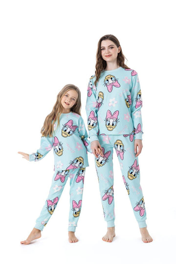 Daisy Duck Girl Sweatshirt Set-Light Blue