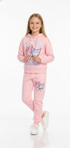 Kuromi Melody Girl Hoodie Set- Baby Pink
