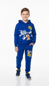 Tom & Jerry Boy Hoodie Set- Blue