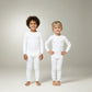 Winter Innerwear Boy And Girl Set- White