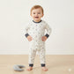 Moon Star Baby Boy Pajama Set-Beige