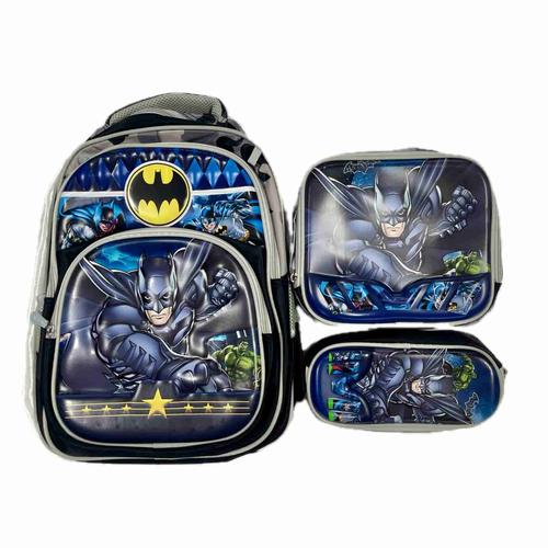 Bintelsoor Accessories Pieces Bat Man School Bag- Black