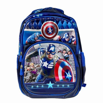 Bintelsoor Accessories Pieces Captain America School Bag- Blue