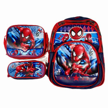 Bintelsoor Accessories Pieces Spider Man School Bag- Red