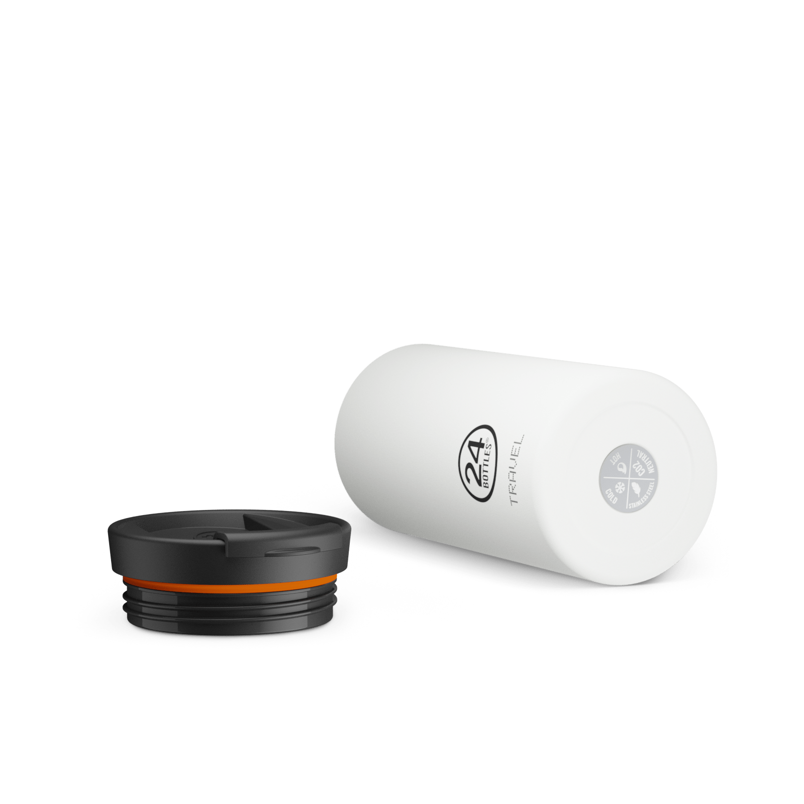 Bintelsoor Bottle 24Bottles Travel Tumbler - Ice White - 600 ml