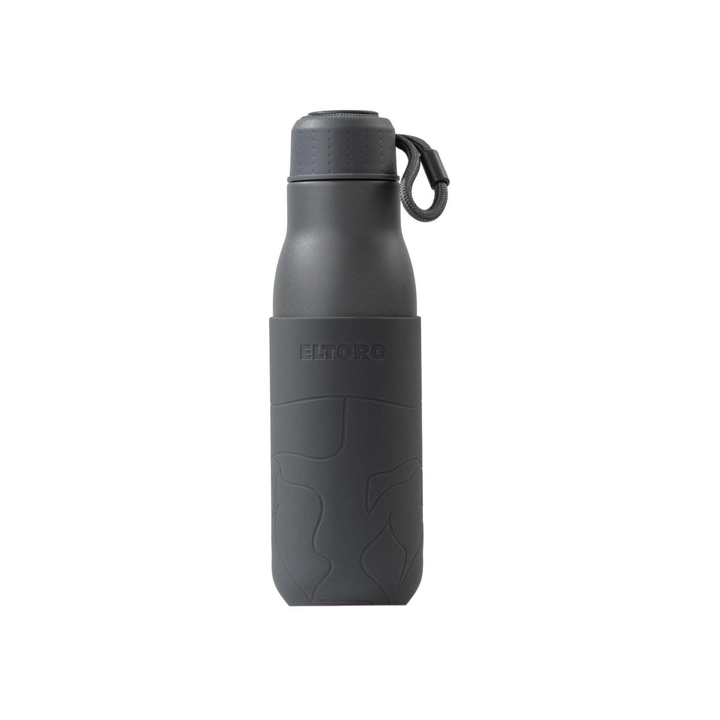 Bintelsoor Bottles Eltoro Stainless Steel Bottle 500ml Grey With Grey Sleeve