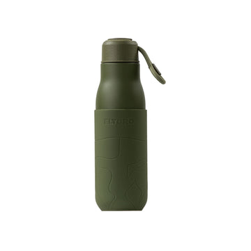 Bintelsoor Bottles Eltoro Stainless Steel Bottle 500ml Olive With Olive Sleeve