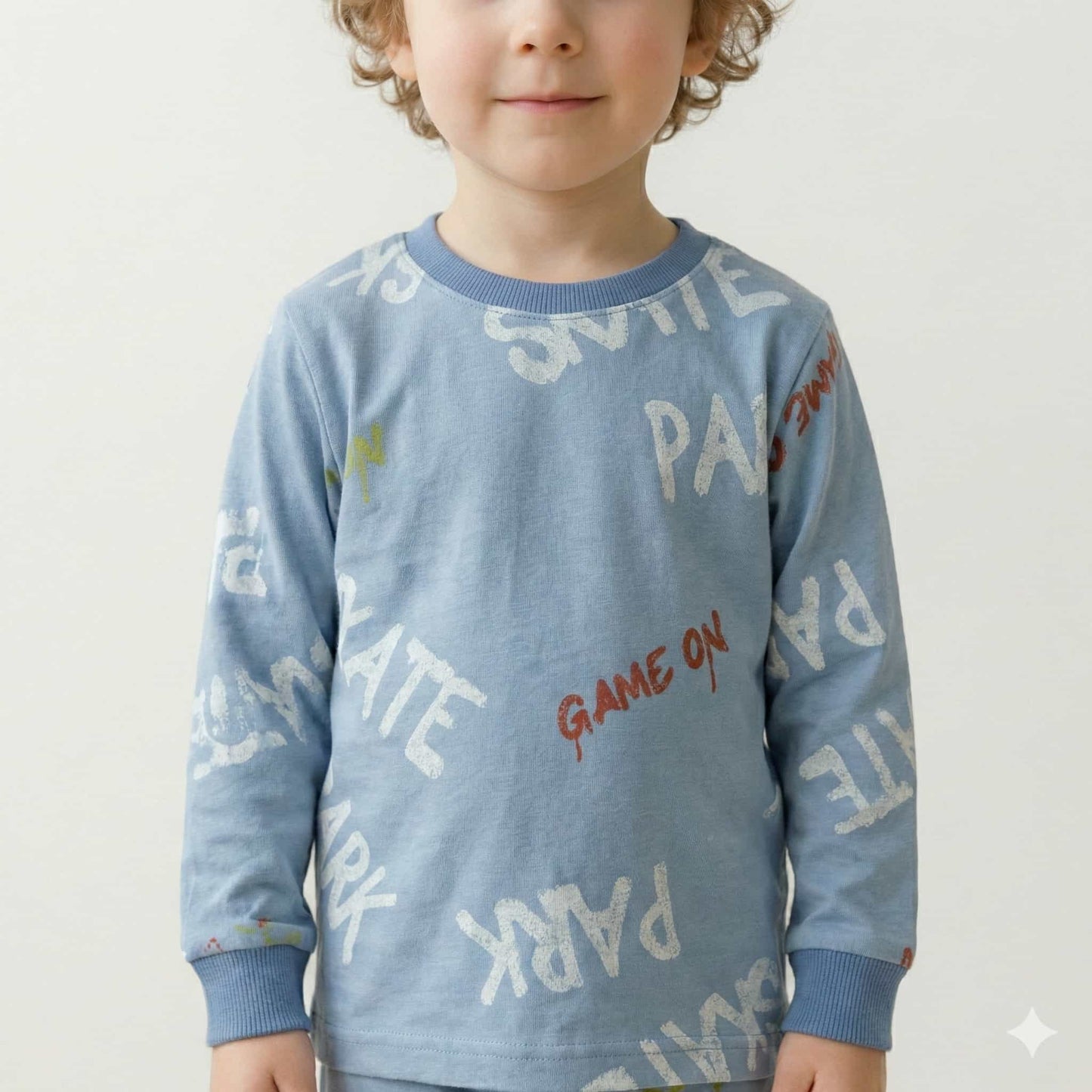 Game On Boy Pajama Set-Blue