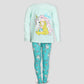 comfortable Tshirt-legging Barbie Girls Tshirt - Leggings Set - White-Blue