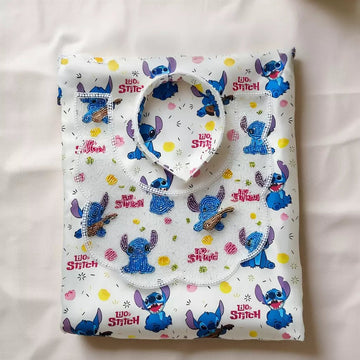 Taj Stitch Girls Embroidered Mukhawir - White