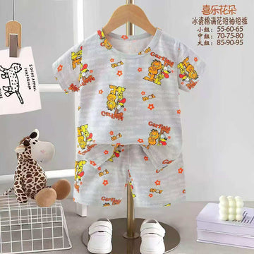 Disney Boys Short Sets Garfield Boys Shorts Set - Grey