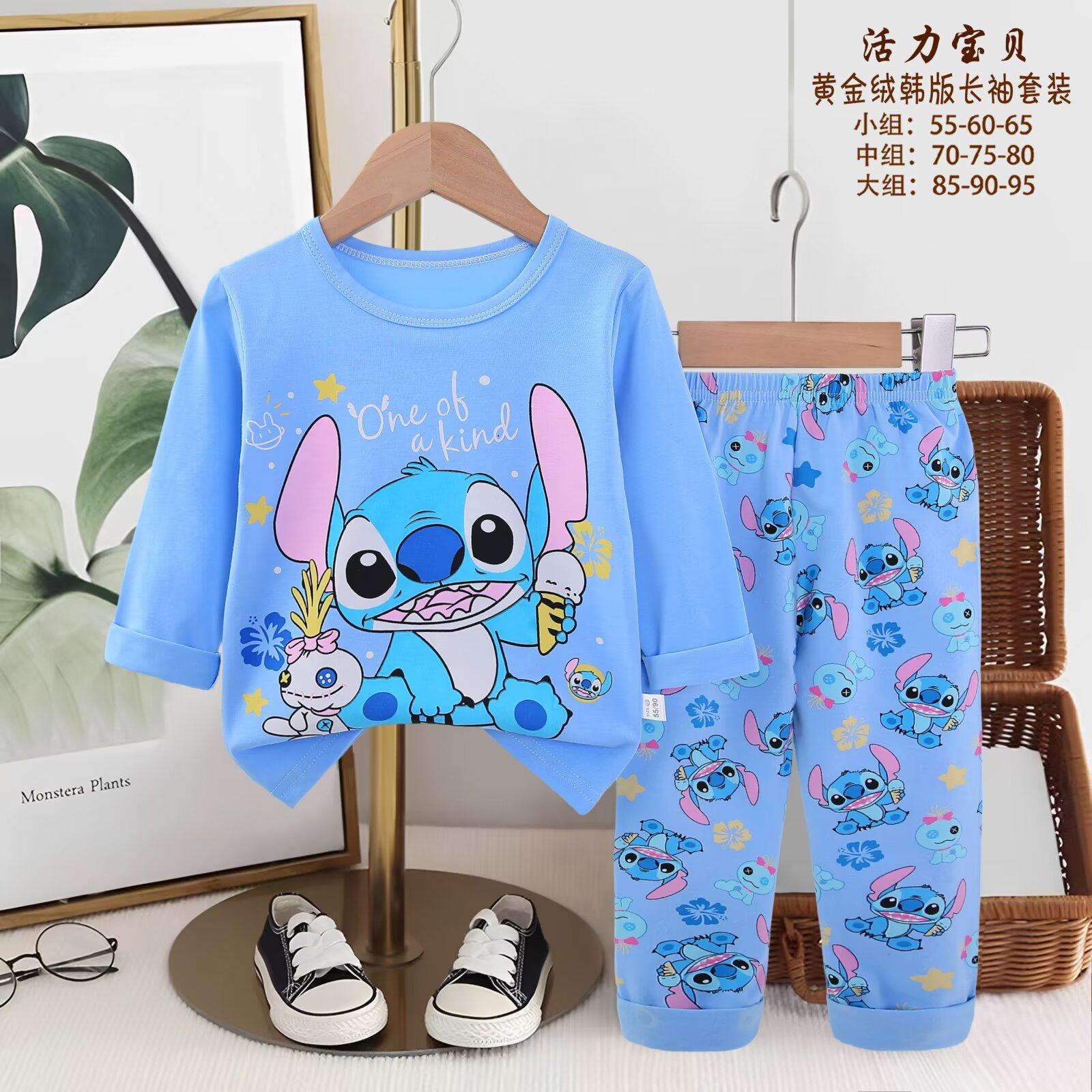 Disney Girls Sets Kind Girls Full Sleeves Pajama Set - Blue