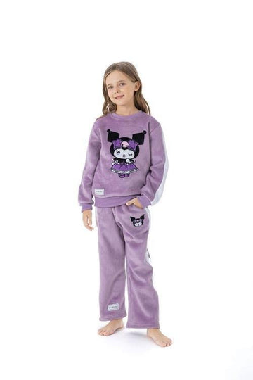 Disney Girls Sets Korumi Girl Winter Hoodies Set- Purple