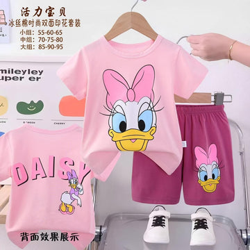 Disney Girls Shorts set Daisy Girls Shorts Set - Pink