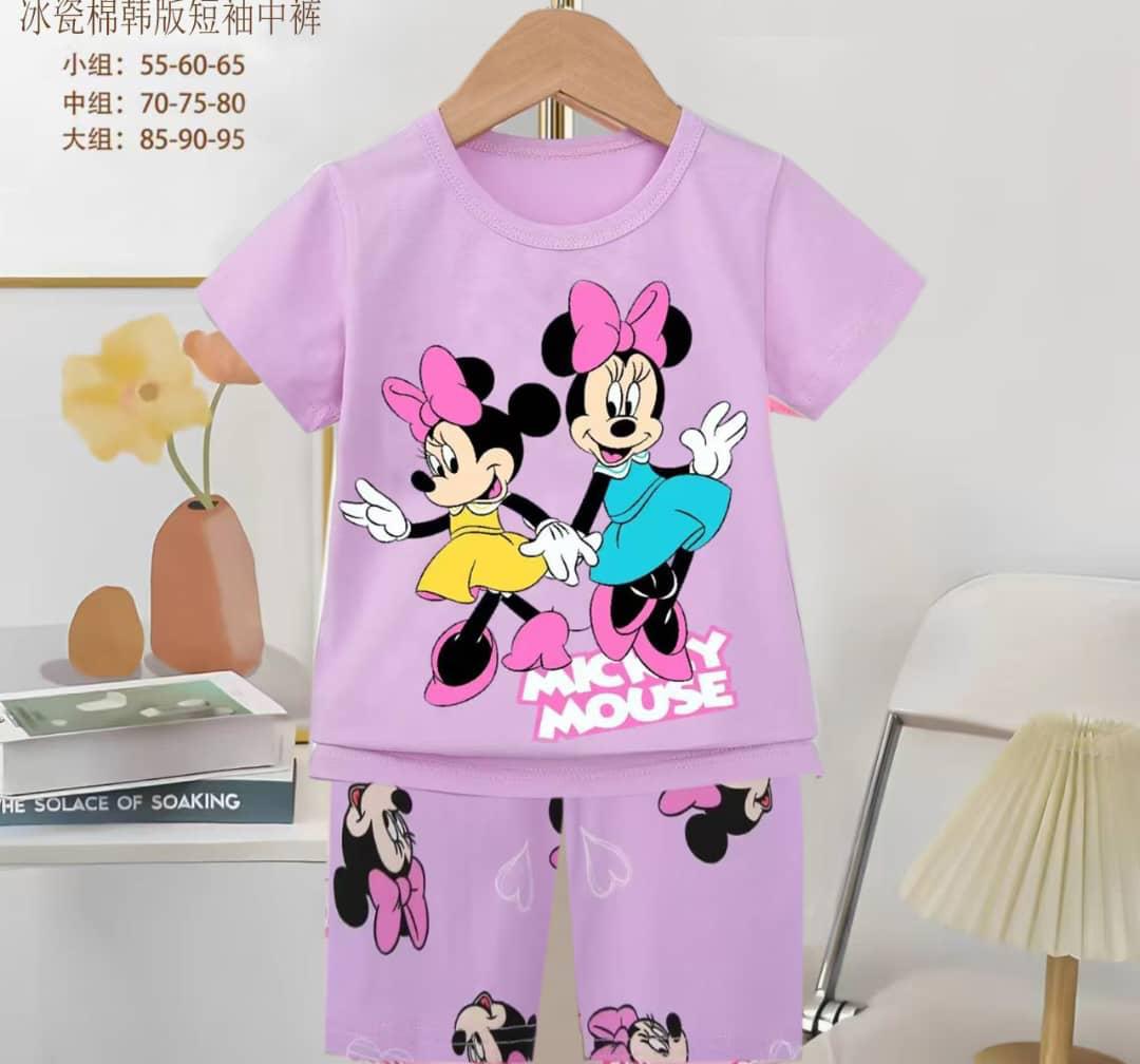 Disney Girls Shorts set Minnie Girls Shorts Set - Lilac