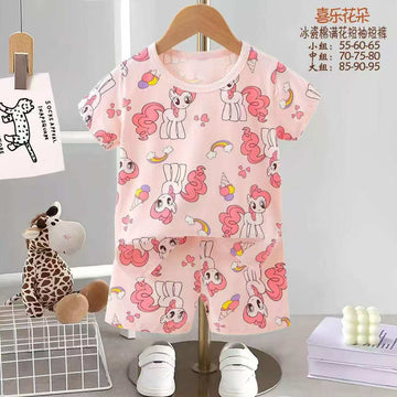 Disney Girls Shorts set Pony Girls Shorts Set - Pink