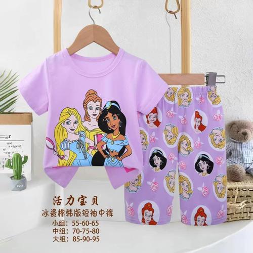 Disney Girls Shorts set Princess Girls Shorts Set - Lilac